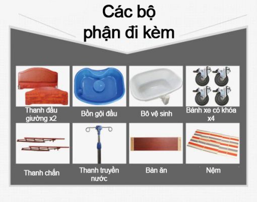 Các phụ kiện đi kèm của giường