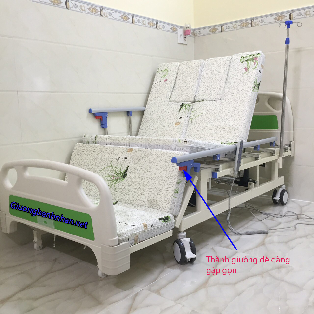 Cữa hàng bán giường bệnh nhân 4 tay quay ở hcm