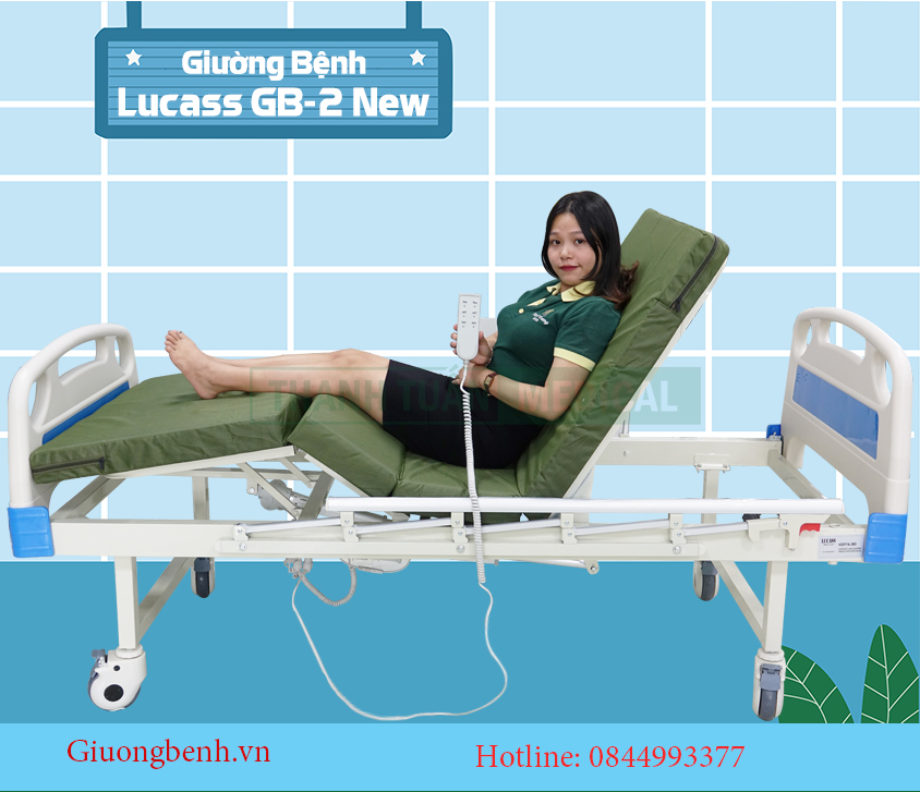  Giường tự động 2 chức năng Lucass GB-2D(GB-2E)