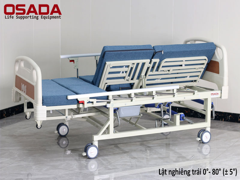 Giường y tế 4 tay quay