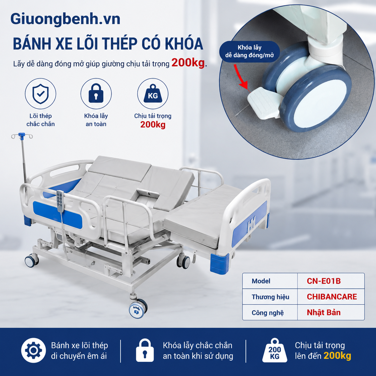 Bánh xe chắc chắn