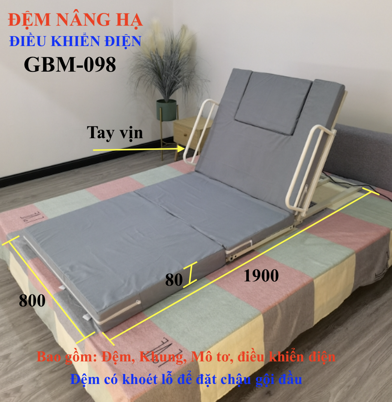 Đệm nâng hạ tự động GBM-098